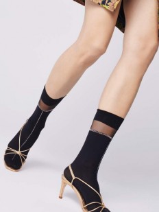 Женские капроновые носки с люрексом Fiore ELENA 40