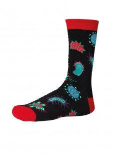 Теплые мужские носки с принтом в научной тематике