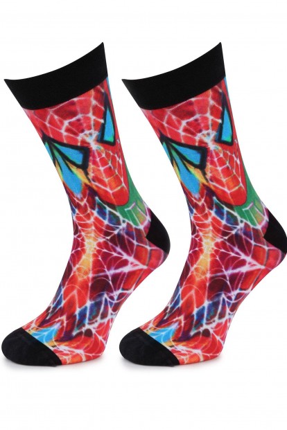 Мужские носки с рисунком Человек-паук Marilyn SPECIAL spider - фото 1