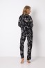 Женская пижама из вискозы с длинным рукавом и брюками прямого кроя Aruelle Gabrielle 22/23 - фото 2