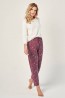 Женский хлопковый пижамный комплект из брюк и кофты с рукавом 3/4 Taro 2994/3005 estella - фото 1