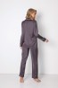 Женская атласная пижама с брюками и рубашкой на пуговицах Aruelle Alana 22/23 - фото 3