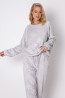 Женская зимняя пижама из плюшевого материала с брюками на манжетах Aruelle Betsy set soft 22/23  - фото 2
