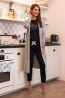 Черная женская пижама со штанами Sensis CATALINA - фото 4