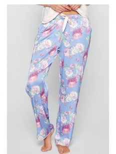 Женские домашние пижамные штаны с цветочным принтом