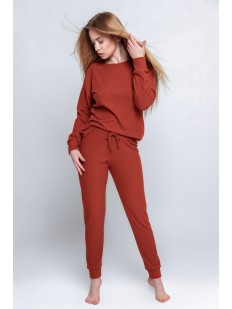 Последний товар!!! Женский пижамный комплект: трикотажные брюки и кофта