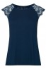 Синяя женская пижама с шортами и топом Esotiq 38661 ENEA - фото 5