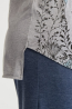 Хлопковая женская пижама с бриджами в оттенках серого KEY LNS 799 - фото 4