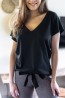 Женский пижамный комплект с брюками и футболкой Sensis SOPHIE BROWN - фото 5