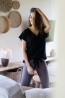 Женский пижамный комплект с брюками и футболкой Sensis SOPHIE BROWN - фото 6