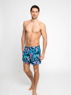 Мужские купальные шорты с ярким пляжным принтом