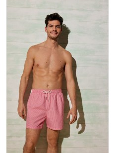Мужские пляжные шорты розового цвета 