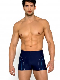 Мужские пляжные плавки боксеры в спортивном стиле