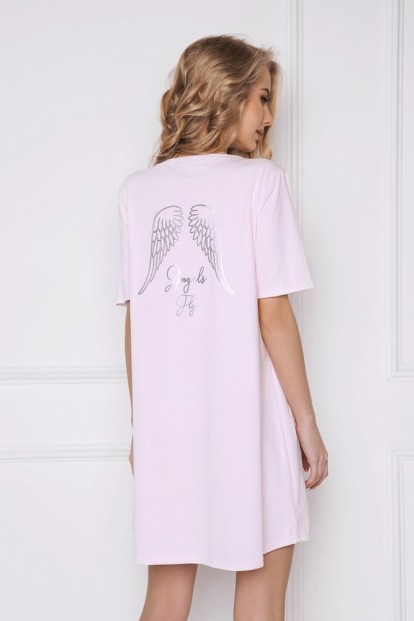 Хлопковая женская сорочка с крыльями ARUELLE Angel - фото 1