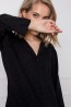 Черная ночная рубашка свободного силуэта Aruelle BERTHINE - фото 3