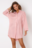 Рубашка женская розового цвета с рукавами Aruelle Noelle  - фото 1