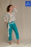 Цветной женский комплект со штанами Key LHS 950 2 a21 - фото 1