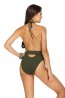 Слитный женский купальник с открытой спиной и трусами слип Lorin  - фото 2