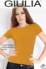 Женская бесшовная однотонная футболка с короткими рукавами Giulia T-SHIRT SCOLLO TONDO M.CORTA - фото 1