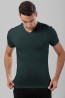 Хлопковая мужская футболка с v-вырезом OXOUNO 0825 - фото 1