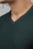 Хлопковая мужская футболка с v-вырезом OXOUNO 0825 - фото 3