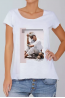 Женская хлопковая футболка с ярким принтом JADEA J756 t-shirt - фото 3
