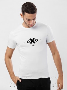 Мужская облегающая футболка Oxouno 0058-159 kulir