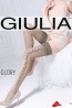 Тонкие кружевные фантазийные чулки с цветочным узором Giulia GLORY 03 - фото 2