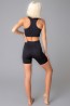Женские эластичные спортивные шорты с высокой посадкой Giulia Shorts rib wellness - фото 8