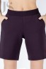 Женские домашние удлиненные шорты фиолетовые OXOUNO 0882 - фото 4