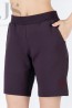 Женские домашние удлиненные шорты фиолетовые OXOUNO 0882 - фото 3
