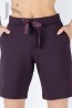 Женские домашние удлиненные шорты фиолетовые OXOUNO 0878 - фото 5