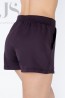 Женские домашние шорты с карманами фиолетовые OXOUNO 0877 - фото 5