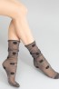 Высокие трендовые женские носки с люрексом Giulia WG1 CRYSTAL LUREX PA 001 - фото 3