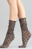 Высокие трендовые женские носки с люрексом Giulia WG1 CRYSTAL LUREX PA 002 - фото 1