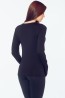 Черная блузка с тесемкой на шее Eldar LAURA - фото 3