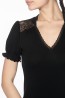 Черная блузка с рукавами фонариками Eldar KAJA - фото 3