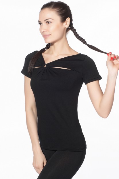 Блузка футболка больших размеров с коротким рукавом Eldar NINA plus - фото 1