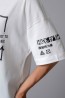 Женская хлопковая футболка прямого кроя с ярким принтом Oxouno Oxo 2166-692 oversize - фото 6