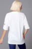 Женская хлопковая футболка прямого кроя с ярким принтом Oxouno Oxo 2166-692 oversize - фото 4