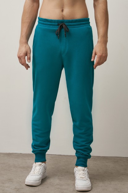 Мужские хлопковые брюки джоггеры на манжетах Oxouno Oxo 2457-768 footer 01  - фото 1