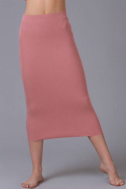 Облегающая юбка длиной ниже колена Oxouno Oxo 2139 кашкорсе - фото 1