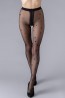 Колготки женские черного цвета без шортиков с рисунком Giulia Insomnia 20 den - фото 1