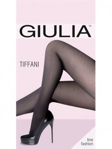 Фантазийные колготки с рисунком Giulia TIFFANI 09