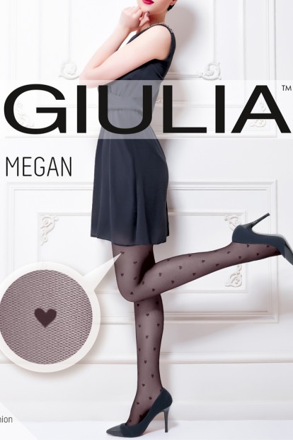 Колготки с сердечками Giulia MEGAN 01 - фото 1