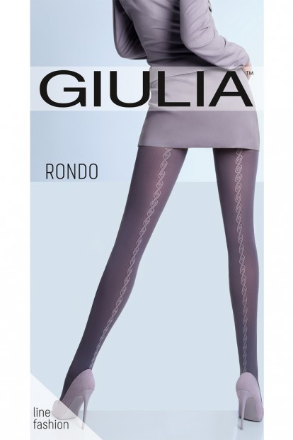 Цветные женские колготки с рисунком Giulia RONDO 05 - фото 1