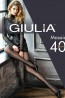 Фантазийные женские колготки 40 ден с шортиками рисунком зигзаг Giulia MOSAIC 01 - фото 3