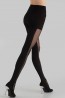Фантазийные колготки с имитацией черных лент Giulia POINTE 01 - фото 5