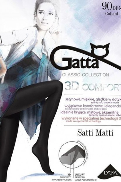 Классические матовые колготки Gatta SATTI MATTI 90 - фото 1