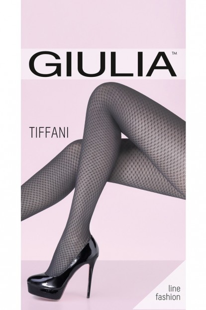 Фантазийные колготки с узором в сетку Giulia TIFFANI 04 - фото 1